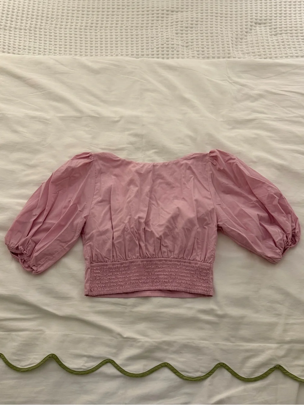 Abercrombie Tie-Front Crop Top